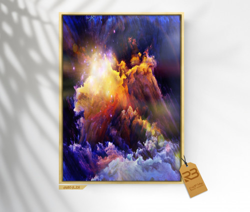 لوحة جدارية تصميم فن تشكيلي (رقم المنتج RB-7-53 )