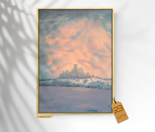 لوحة جدارية تصميم فن تشكيلي (رقم المنتج RB-8-49 )