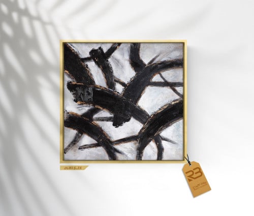 لوحة جدارية تصميم فن تشكيلي (رقم المنتج RB-12-50)