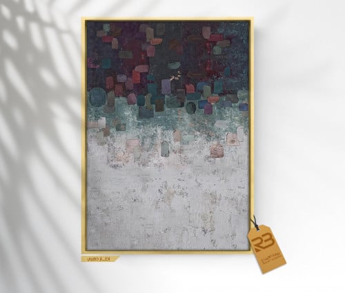 لوحة جدارية تصميم فن تشكيلي (رقم المنتج RB-50-19-41 )