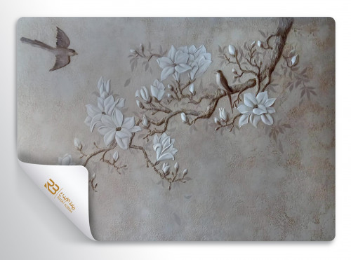 ورق جدران تصميم ورد (رقم المنتج RB-W-19)