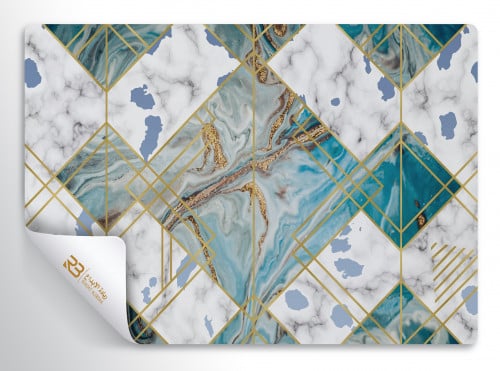 ورق جدران تصميم رخام (رقم المنتج RB-L-15)