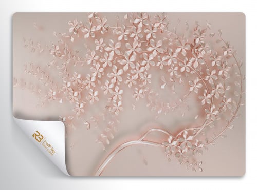 ورق جدران تصميم ورد (رقم المنتج RB-W-38)