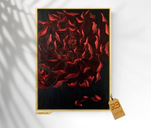 لوحة جدارية تصميم ورد (رقم المنتج RB-14-38 )