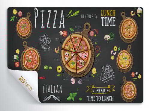 ورق جدران تصميم مطعم بيتزا (رقم المنتج RB-i30)