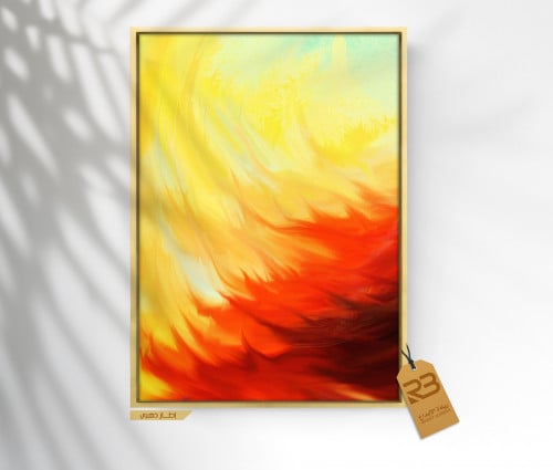 لوحة جدارية تصميم فن تشكيلي (رقم المنتج RB-7-48 )