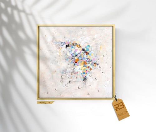 لوحة جدارية تصميم فن تشكيلي (رقم المنتج RB-14-42)