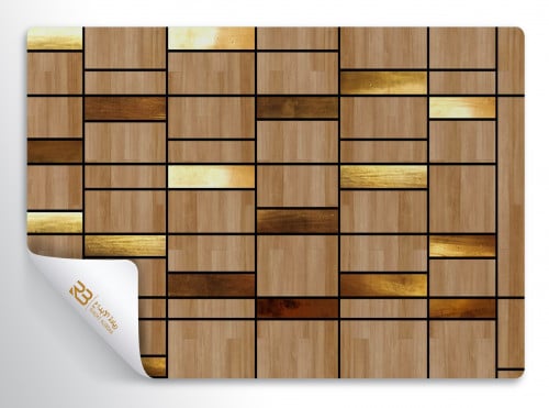 ورق جدران تصميم خشبي (رقم المنتج RB-ST-21)