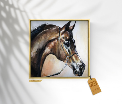 لوحة جدارية تصميم خيل (رقم المنتج RB-2-8)