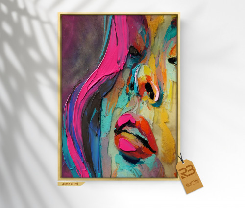 لوحة جدارية تصميم فن تشكيلي (رقم المنتج RB-7-43 )