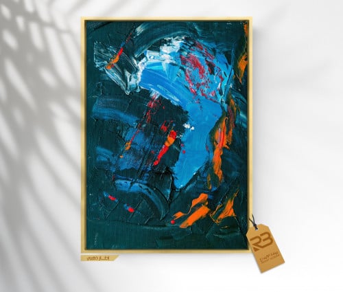 لوحة جدارية تصميم فن تشكيلي (رقم المنتج RB-8-25 )