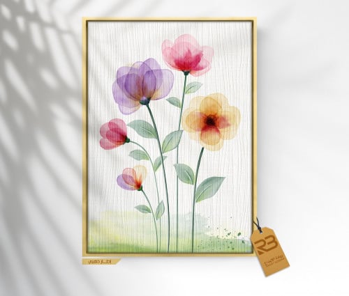 لوحة جدارية تصميم ورد (رقم المنتج RB-15-22 )