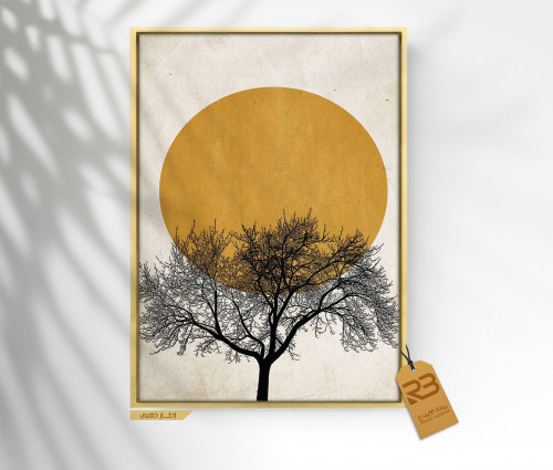 لوحة جدارية تصميم شجر  (رقم المنتج RB-15-42 )