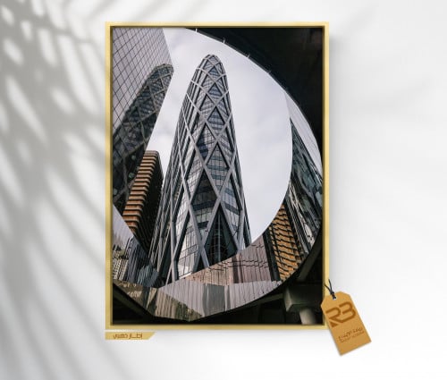 لوحة جدارية تصميم أبراج (رقم المنتج RB-10-8 )