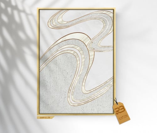 لوحة جدارية تصميم مودرن (رقم المنتج RB-18-30 A2 )