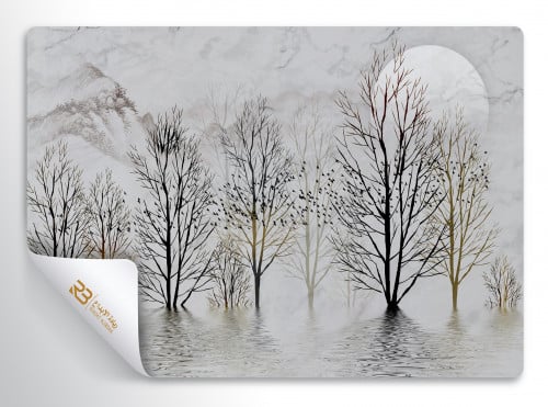 Trees Design Wallpaper (Article No. RB-j24)