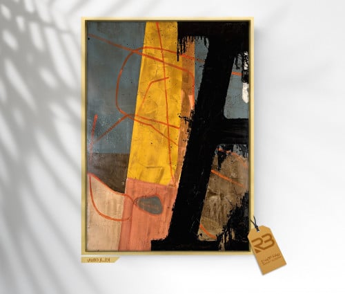 لوحة جدارية تصميم فن تشكيلي (رقم المنتج RB-14-32 )