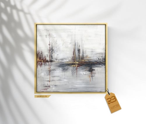 لوحة جدارية تصميم فن تشكيلي (رقم المنتج RB-12-10)