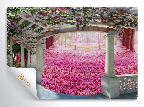 Flower Design Wallpaper (Article No. RB-H8)