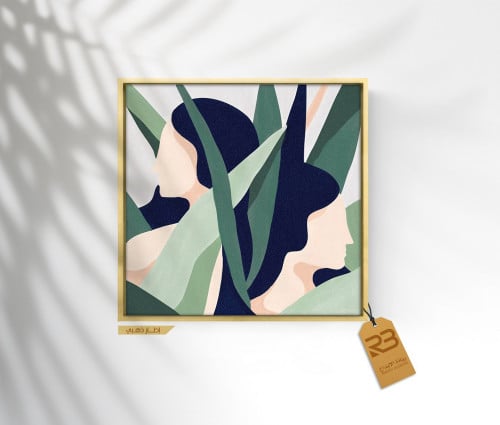 لوحة جدارية تصميم مودرن (رقم المنتج RB-7-54)