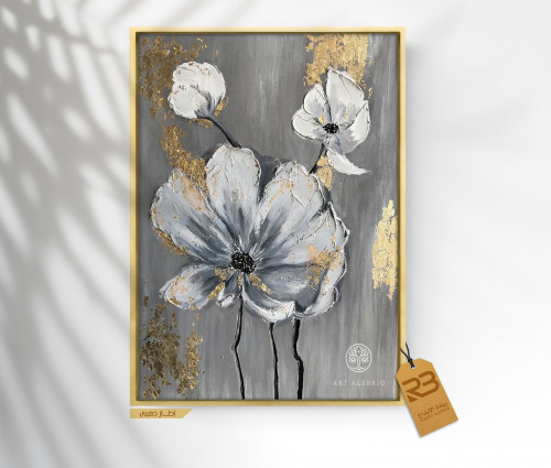 لوحة جدارية تصميم ورد (رقم المنتجRB 6-(1) )