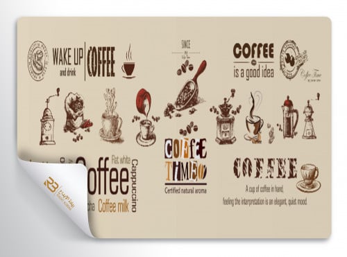 ورق جدران تصميم كافي (رقم المنتج RB-i42)