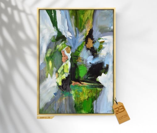 لوحة جدارية تصميم فن تشكيلي (رقم المنتج RB-50-19-36 )