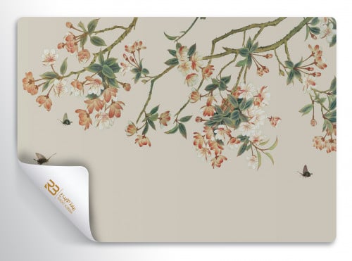 ورق جدران تصميم ورد (رقم المنتج RB-H4)