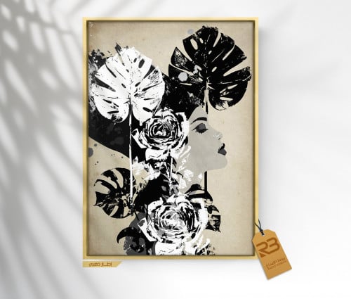 لوحة جدارية تصميم فتاة (رقم المنتج RB-11-48 )