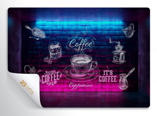 ورق جدران تصميم كافي (رقم المنتج RB-CO-2155)