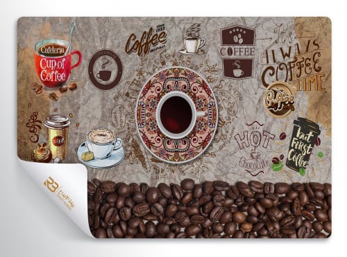 ورق جدران تصميم كافي (رقم المنتج RB-CO-2118)