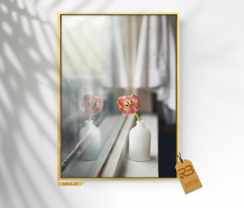 لوحة جدارية تصميم ورد (رقم المنتج RB-7-75 )