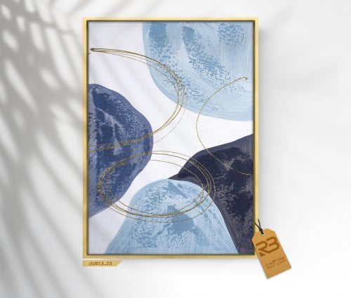 لوحة جدارية تصميم فن تشكيلي (رقم المنتج RB-16-35 )