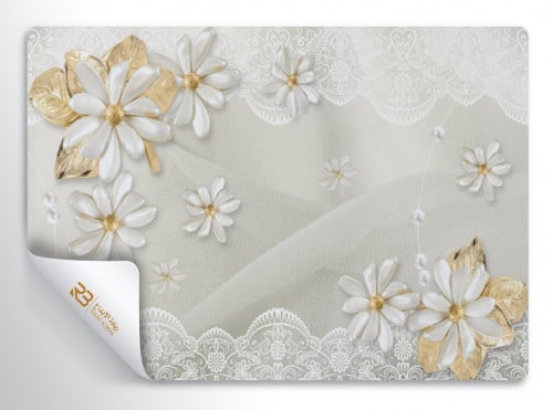 ورق جدران تصميم ورد (رقم المنتج RB-G23)