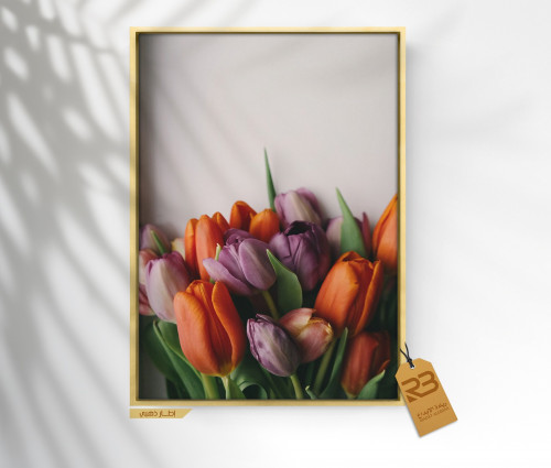 لوحة جدارية تصميم ورد (رقم المنتج RB-7-82 )