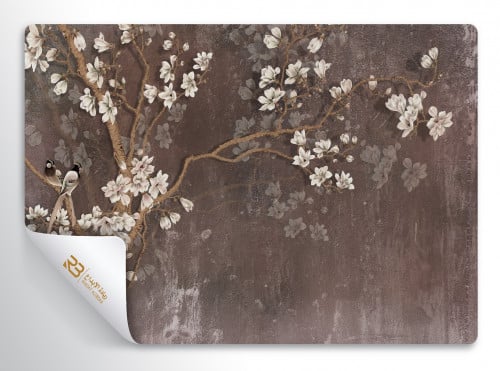 ورق جدران تصميم ورد (رقم المنتج RB-b25)