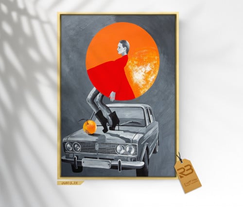 لوحة جدارية تصميم فتاة (رقم المنتج RB-12-31 )