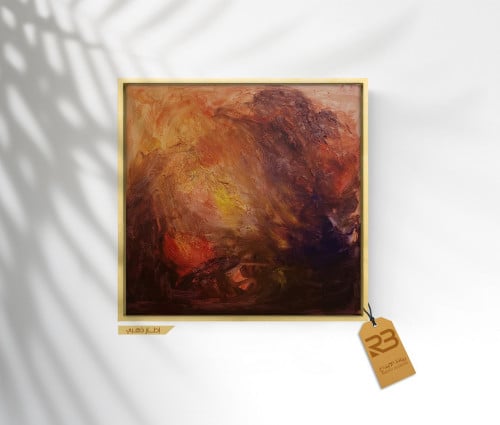 لوحة جدارية تصميم فن تشكيلي (رقم المنتج RB-14-6)