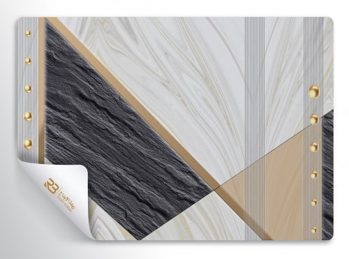 ورق جدران تصميم رخام (رقم المنتج RB-18-47)