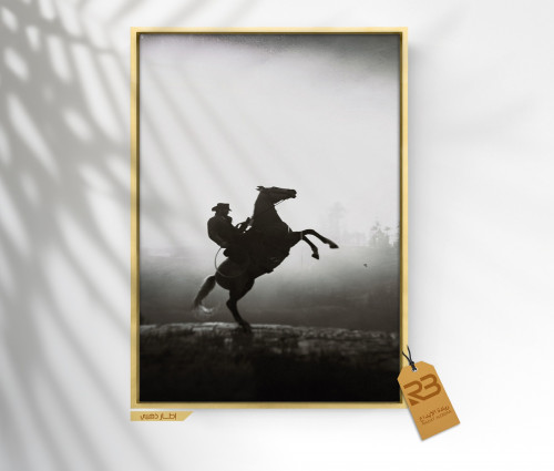 لوحة جدارية تصميم خيل (رقم المنتج RB-9-1 )