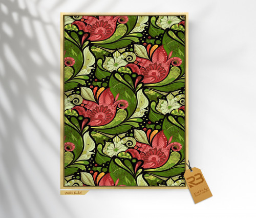 لوحة جدارية تصميم نقشات (رقم المنتج RB-10-11 )