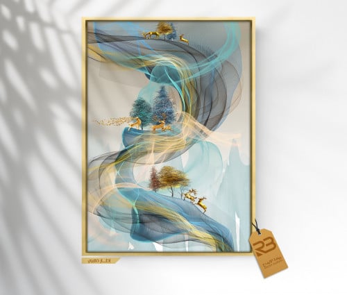 لوحة جدارية تصميم مودرن (رقم المنتج RB-45)