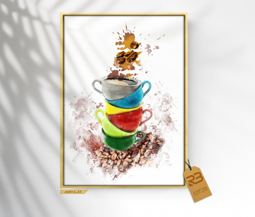 لوحة جدارية تصميم كافي (رقم المنتجRB-2-10)