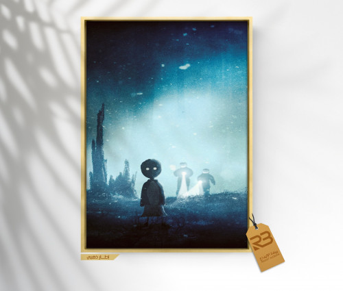 لوحة جدارية تصميم خيالي (رقم المنتج RB-9-7 )