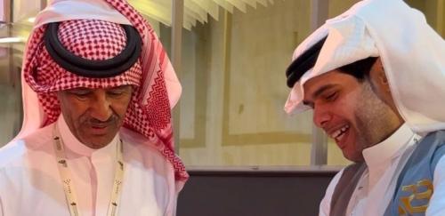 ريادة الإبداع تستقبل خالد عبدالرحمن في جناحها