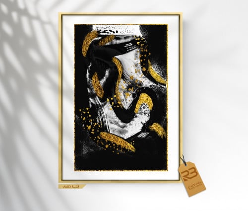 لوحة جدارية تصميم فن تشكيلي (رقم المنتجRB-2-21)