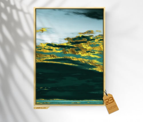 لوحة جدارية تصميم فن تشكيلي (رقم المنتج RB-17-35 )