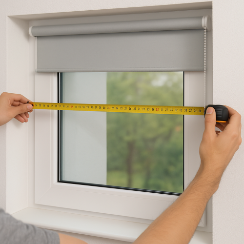 كيف تقيس النوافذ قبل طلب الستائر الرول حسب المقاس؟