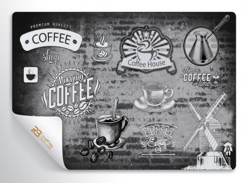 ورق جدران تصميم كافي (رقم المنتج RB-CO-2137)