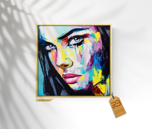 لوحة جدارية تصميم فن تشكيلي (رقم المنتج RB-4-16)